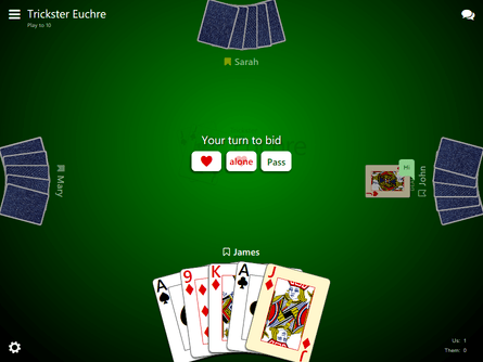 Trickster Euchre game