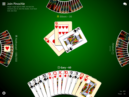 Trickster Pinochle game