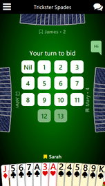 Trickster Spades game